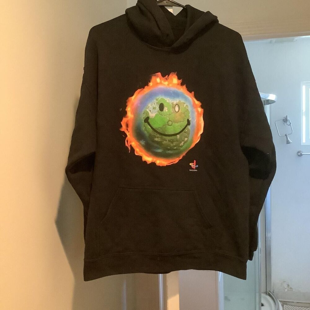 Travis Scott The Scotts World Hoodie Men's Size medium rare no drawstring Fortni